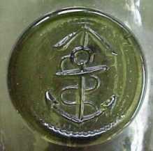close-up of seal with anchor