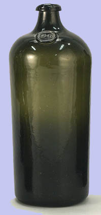 Seal bottle with "GR" seal