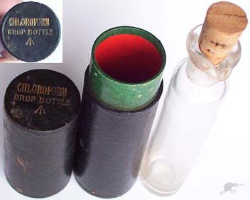 Chloroform vial and case