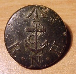 Royal Navy Hospital button