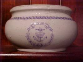 MARINE Crown and Anchor pottery