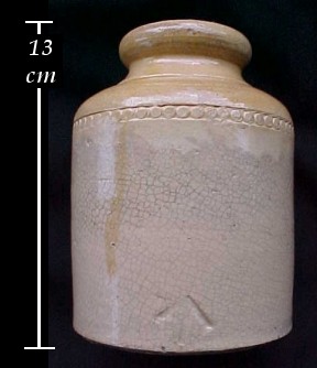 arrow marked pottery